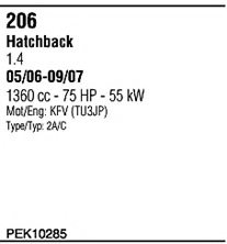 WALKER PEK10285 Exhaust System